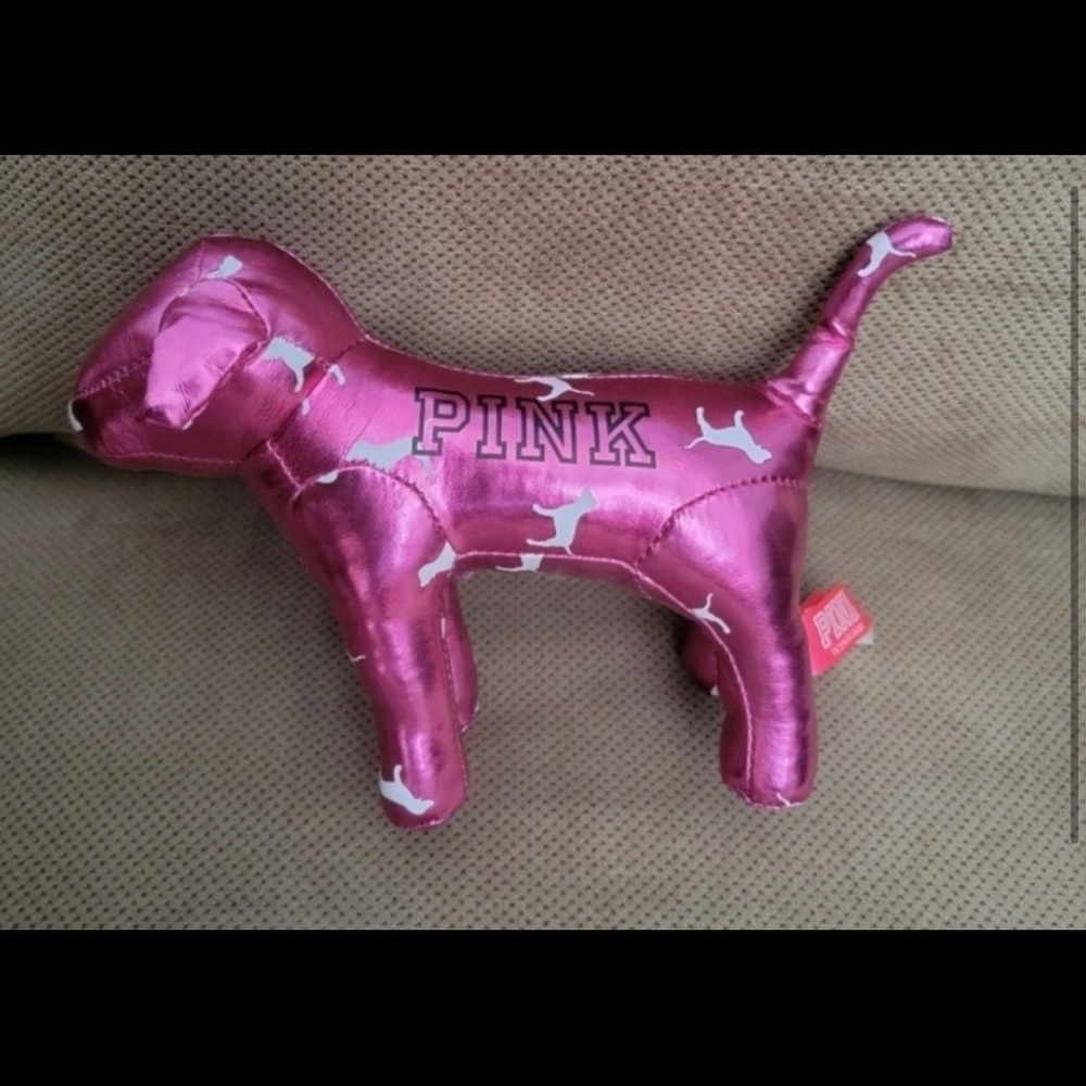 Victoria secret pink metallic dog✨💗
